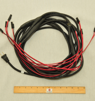 PLUG FOR HARNESS, ARMOR/FRONTAL, 15FT Aspect View